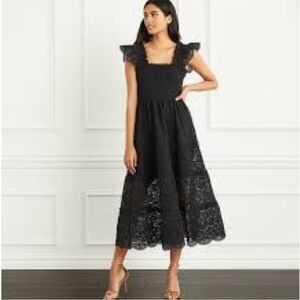 Hill House Collector’s Edition Black Lace Ellie Nap Dress